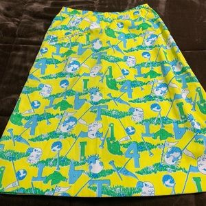 Lilly Pulitzer white label skirt...